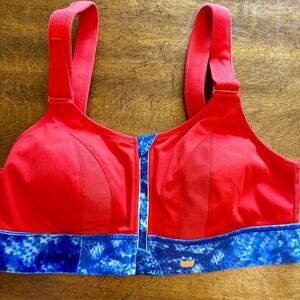 SHEFIT RedishPink and Blue Sports Bra